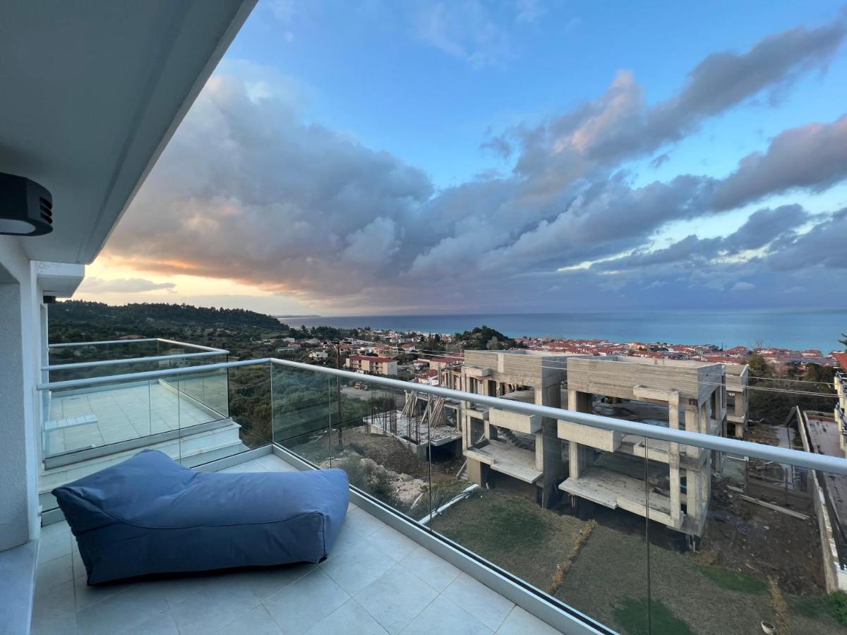 Ferienwohnung The Sea View Polychrono Exterior foto